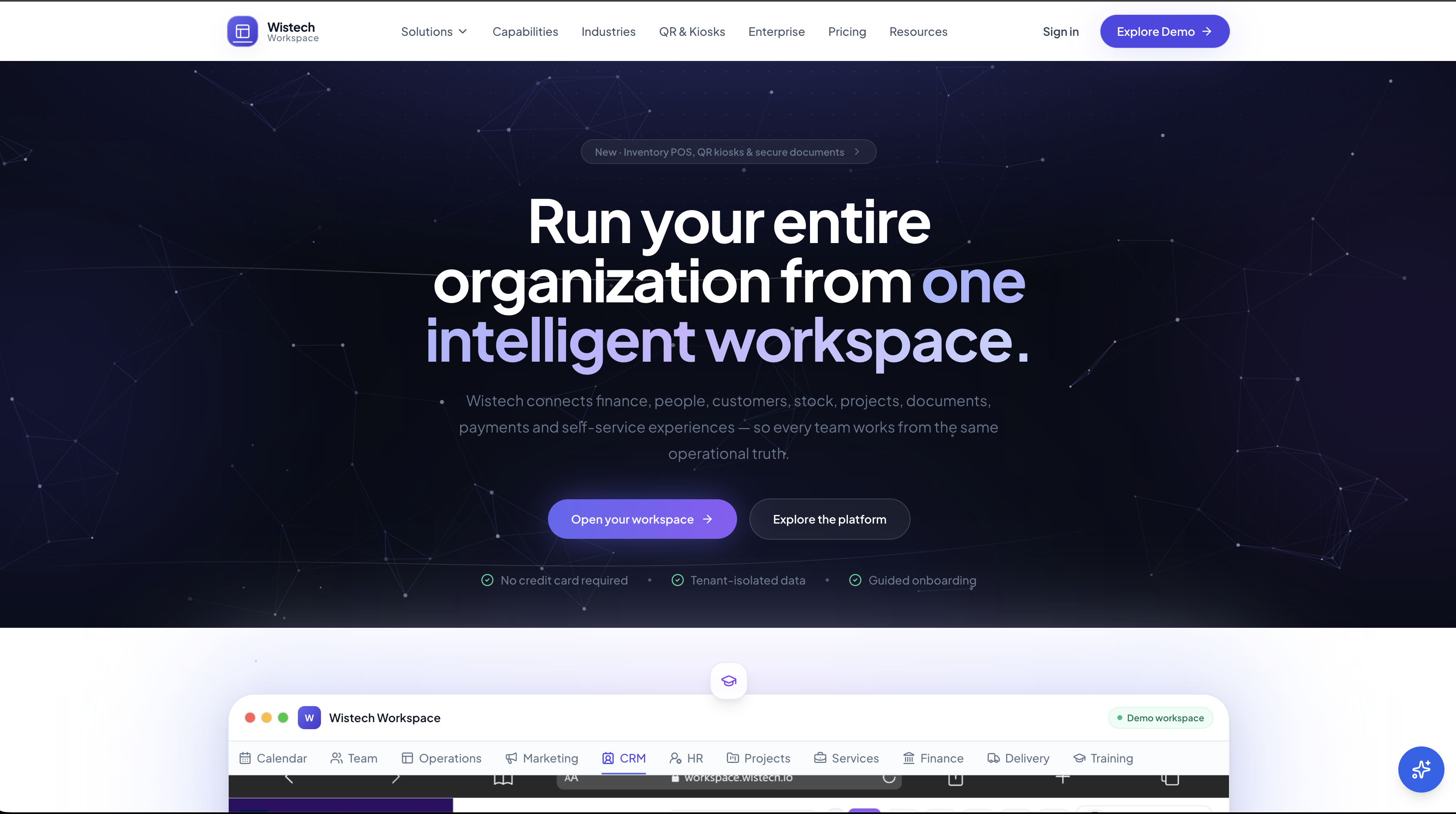 Wistech Workspace
